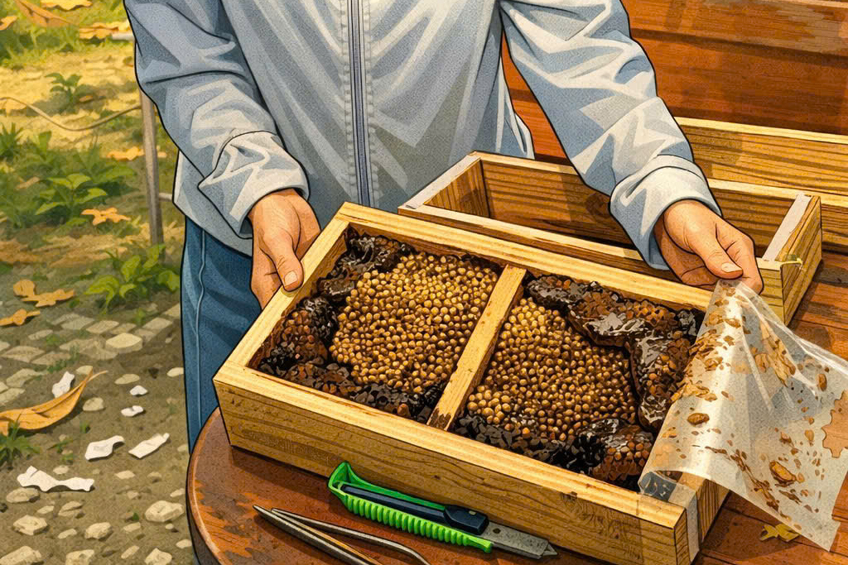 Tổ ong dú giống OngQuy