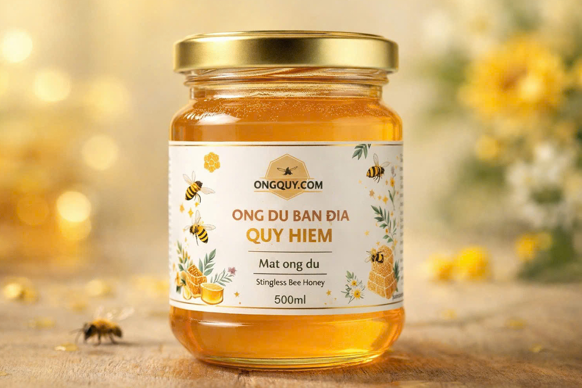 Mật ong dú 500ml OngQuy